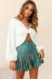 Adore Back-To-Front Twist Knit Crop Top White Hot on Sale