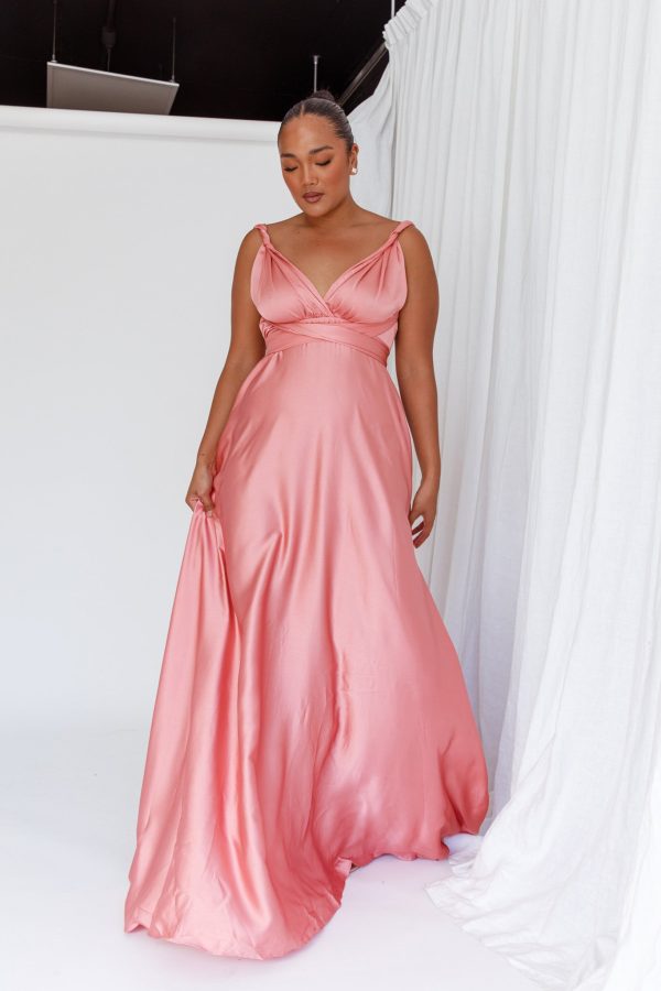 Ariana Multiway Maxi Dress Rose Fashion