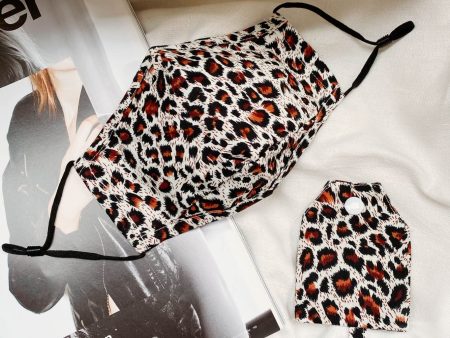 Wild Side Mask And Pouch Leopard Print Online Hot Sale