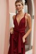 Ariana Multiway Maxi Dress Maroon For Cheap