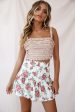 Alexi Floral Mini Skirt White Cheap