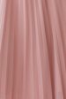 Artemis Accordion Pleat Strappy Back Midi Dress Blush Online Sale