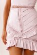 Walk This Way Pintuck Ruffle Detail Dress Blush For Cheap