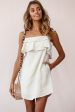 West Braid Detail Ruffle Bust Dress Natural Online now