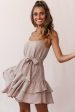 Wilshire Tiered Ruffle Hem Spaghetti Strap Dress Sandalwood Supply