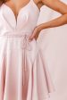 Valley Ruffle Tie-Up Back Dress Blush Online