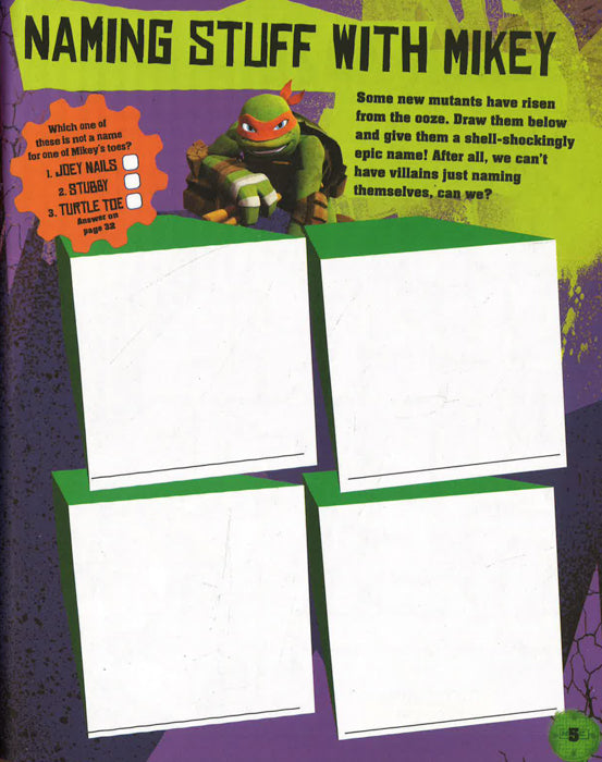 Teenage Mutant Ninja Turtles High-Three Activity Book For Sale