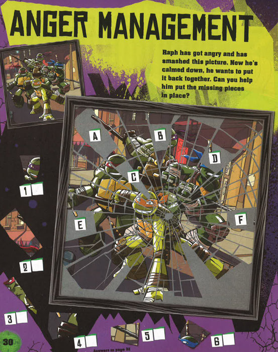 Teenage Mutant Ninja Turtles High-Three Activity Book For Sale